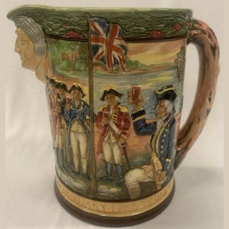 Commemorative Jug 150th Anniversary Of The Foundation Of Settlement In New South Wales And The City Of Sydney At Sydney Cove, Port Jackson By Captain Arthur Phillip Limited Edition To 350 Of Which This Jug Is No135 Modeled Charles Noke & Harry Fenton By Royal Doulton 1