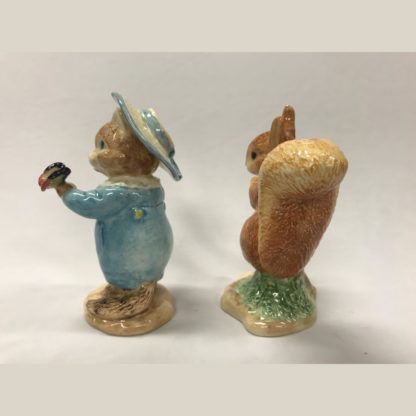 Two Beatrix Potter Figurines Squirrel Nutkin & Tom Kitten 2