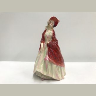 1930-1949 “Paisley Shawl” Lady Figurine By Leslie Harradine Royal Doulton