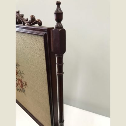 Vintage Floral Tapestry Fire Screen 9