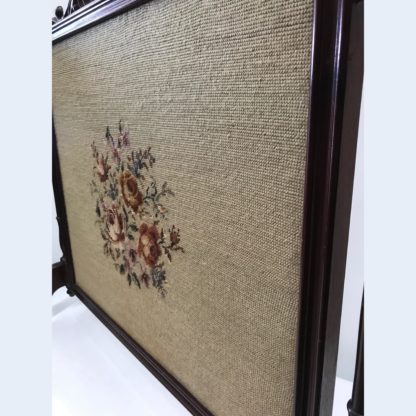 Vintage Floral Tapestry Fire Screen 10