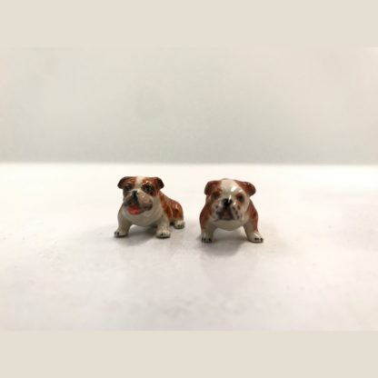 Group Of Miniature China Bulldogs Including Royal Doulton K2 2