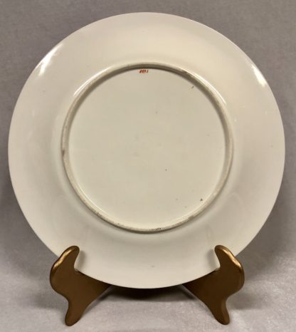 Royal Worcester Kerr & Binns 1862-67 Gilt/Blue Bordered Floral Rack Plate 4