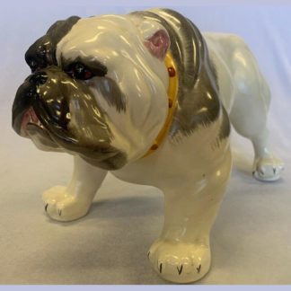 Large Bulldog ‘Fielding's Made In England ~illegible~’ Made In England By Crown Devon 1