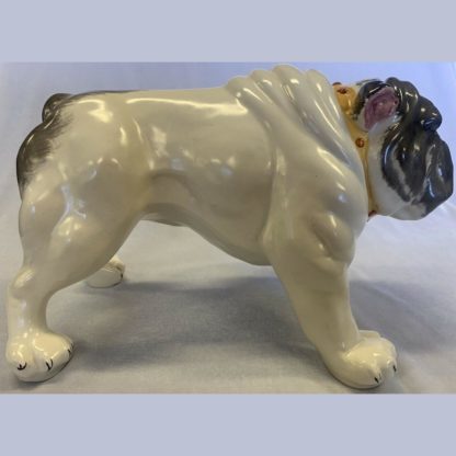 Large Bulldog ‘Fielding's Made In England ~illegible~’ Made In England By Crown Devon 4