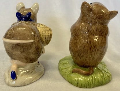 Two Vintage Beatrix Potter Mice - Appley Dapply - Timmy Willie Fetching Milk By Beswick 4