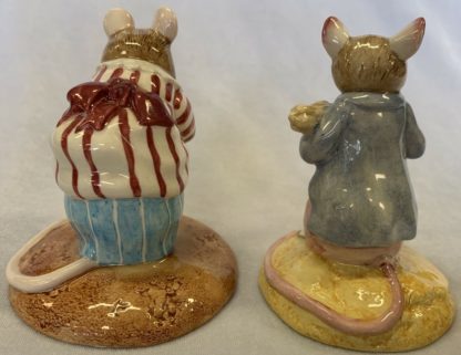 Two Vintage Beatrix Potter Series 'Mrs Tittlemouse' & 'Jonny Town Mouse Eating Corn' By Beswick 3