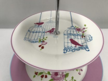 Maxwell & Williams Cashmere Three Tire Cake Stand “Aviary” High Tea 5