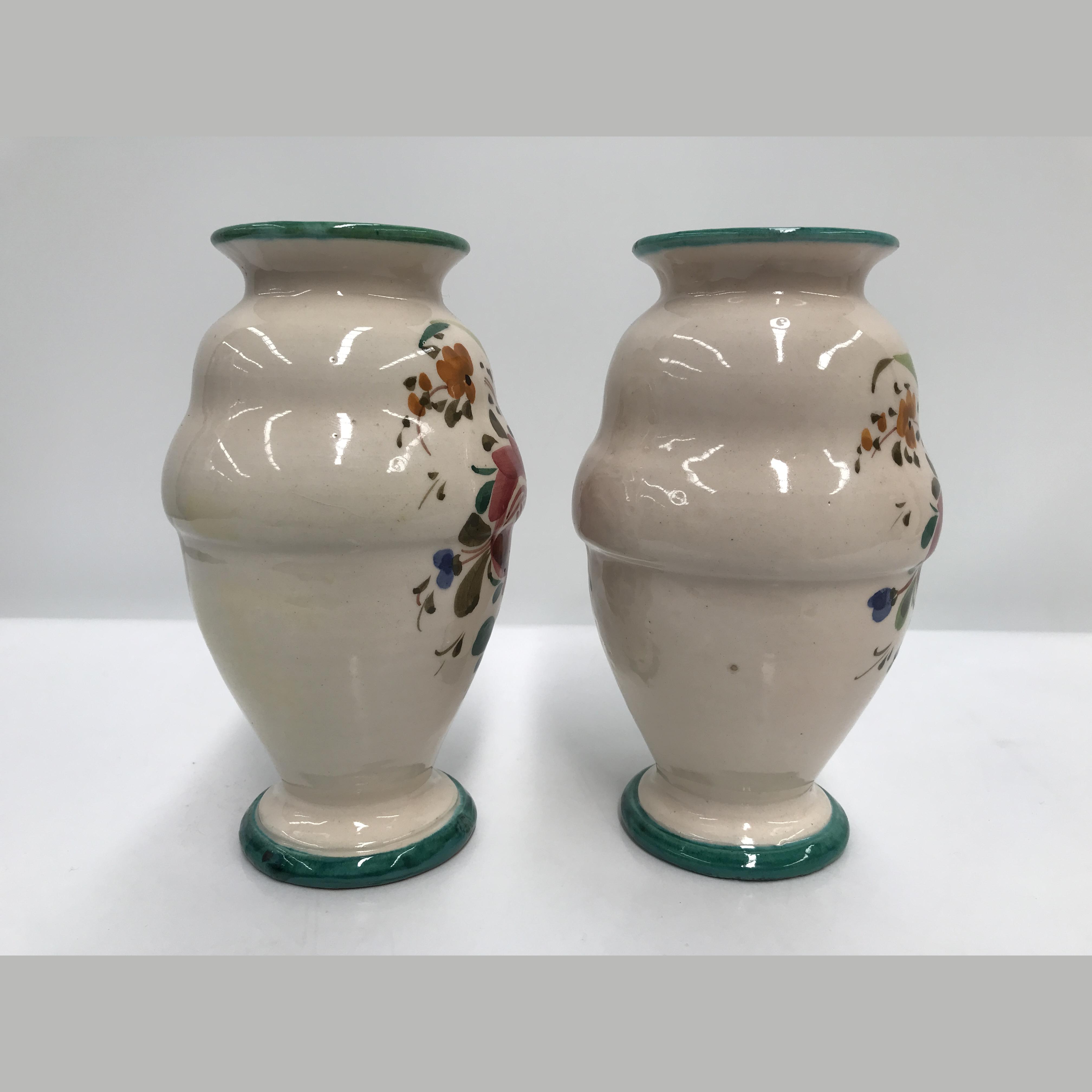 Arthur Wood Pottery Floral Vase & Two Small Handmade Vases AFC