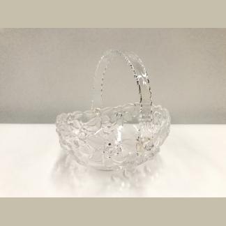 Vintage Original Waltherglas Floral Crystal Bowl