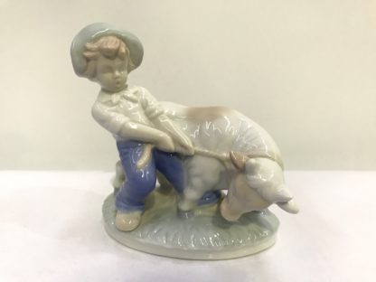 1985 “Moonflower” Vase 1980 Bunny Egg & Japan Figurine By Royal Doulton, Goebel And Focus 9