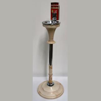 Art Deco Smokers Bakelite and Chrome Stand Ashtray/Holder 1