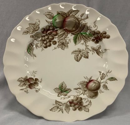 Two Vintage 'Harvest Time' Dinner Plates Made In England By Johnson Bros 7