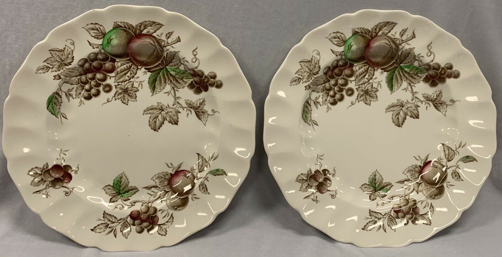 Lot Two 2 JOHNSON BROTHERS Harvest Time 6 1/4" Side Plates Made In England