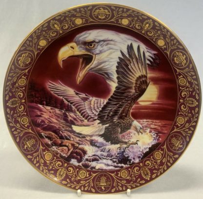 Vintage The Freedoms Foundation At Valley Forge Series 'Freedoms Glory' Limited Edition No DD2938 Plate & 'Shores Of Freedom' Limited Edition No PD1659 Plate By Royal Doulton 2