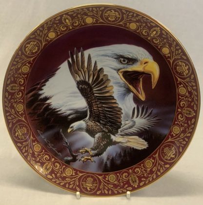 Vintage The Freedoms Foundation At Valley Forge Series 'Freedoms Glory' Limited Edition No DD2938 Plate & 'Shores Of Freedom' Limited Edition No PD1659 Plate By Royal Doulton 5