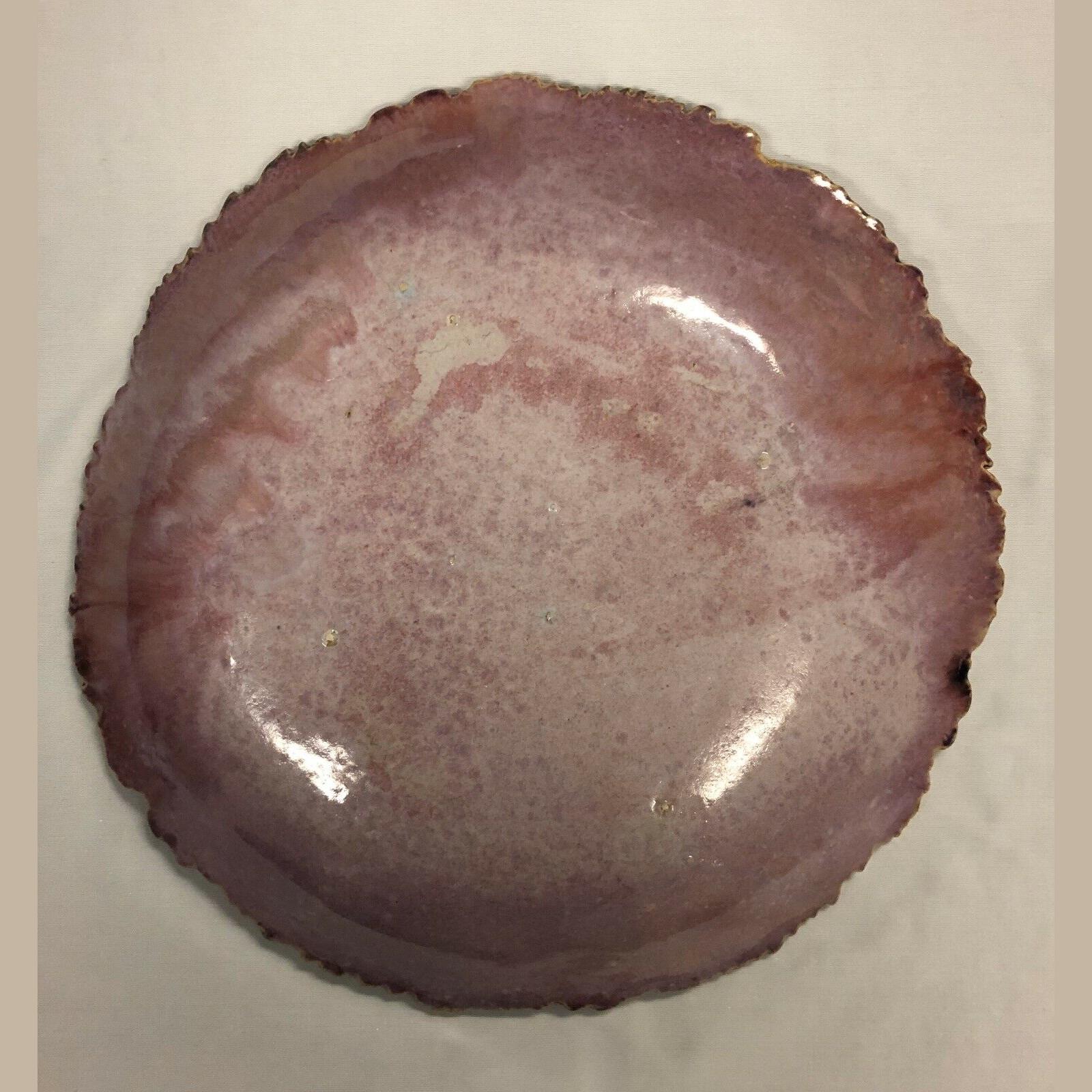 Australian Pottery Fruit Platter with Applied Grape Motif Una Deerbon (Aust 1882-1972) 6