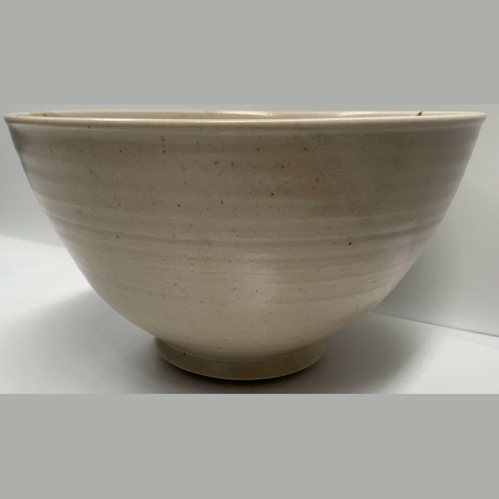 Vintage Large Bowl With Flower Design By Victor Greenaway (Made in his Broomhill studios 1975-1993) 2
