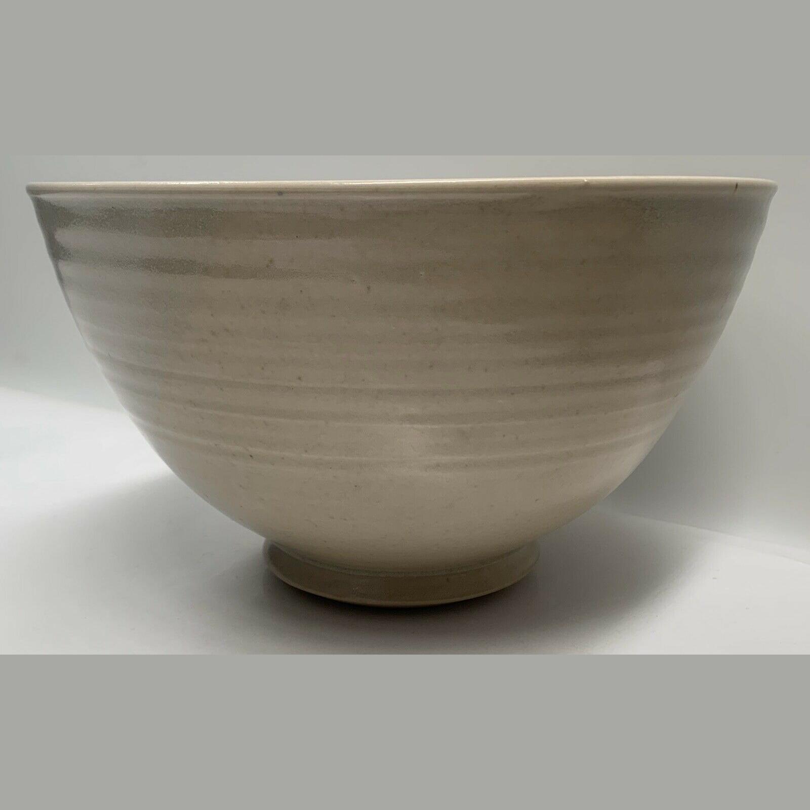 Vintage Large Bowl With Flower Design By Victor Greenaway (Made in his Broomhill studios 1975-1993) 4