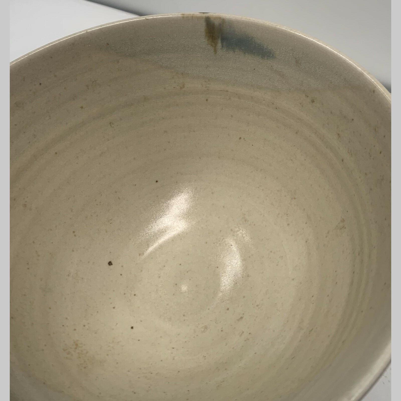 Vintage Large Bowl With Flower Design By Victor Greenaway (Made in his Broomhill studios 1975-1993) 6