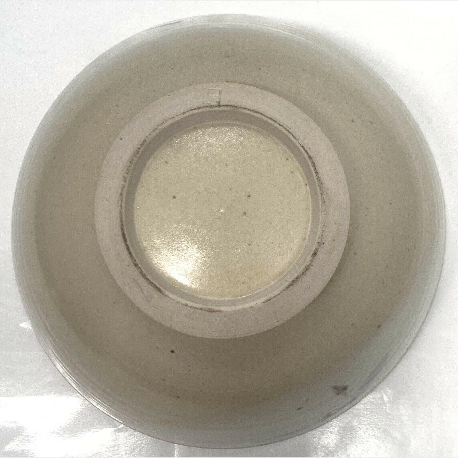 Vintage Large Bowl With Flower Design By Victor Greenaway (Made in his Broomhill studios 1975-1993) 9