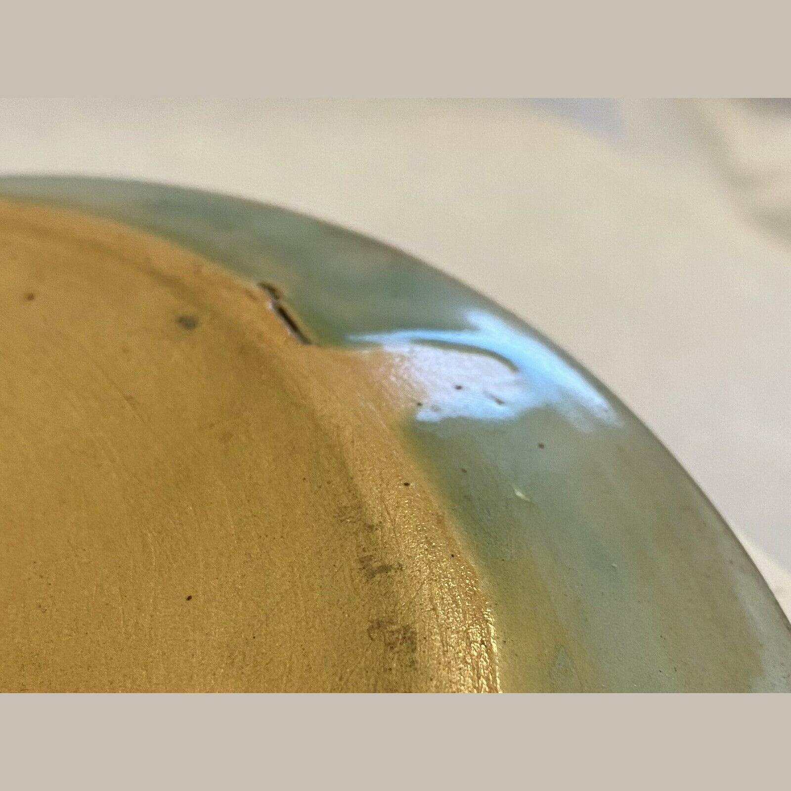 Vintage AMB Pottery Plate Depicting Kangaroo, Grass Trees by Neil Douglas 8