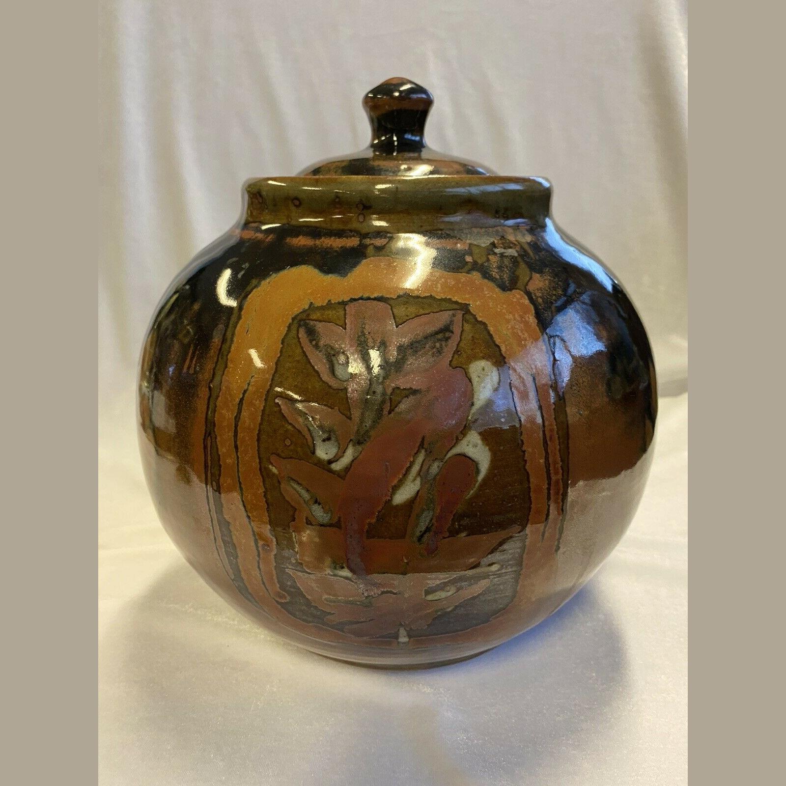 Reg Preston (19172000) Australian Studio Pottery Ginger Jar AFC