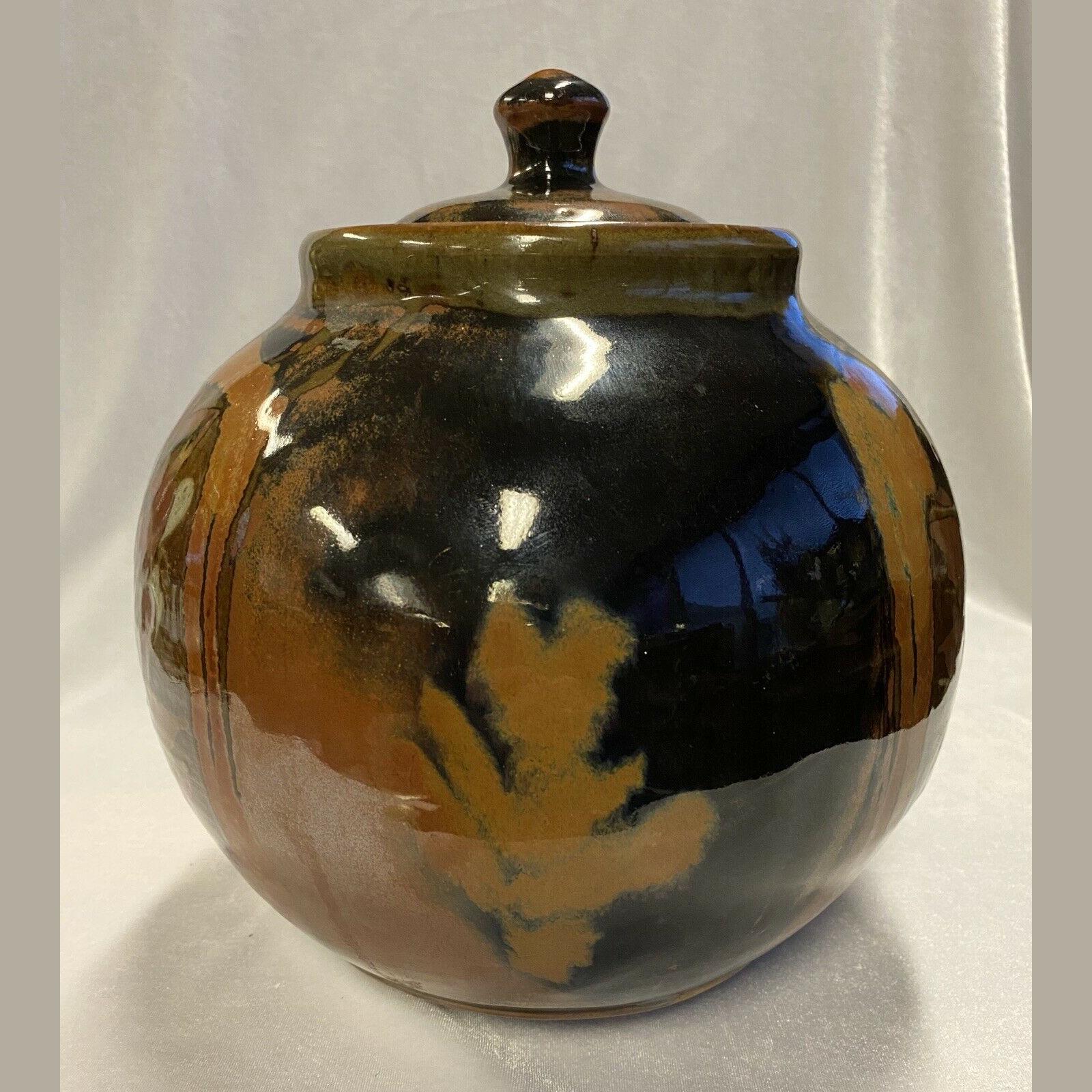Vintage RegVintage Reg Preston (1917–2000) Australian Studio Pottery Lidded Ginger Jar 6 Preston (1917–2000) Australian Studio Pottery Lidded Ginger Jar