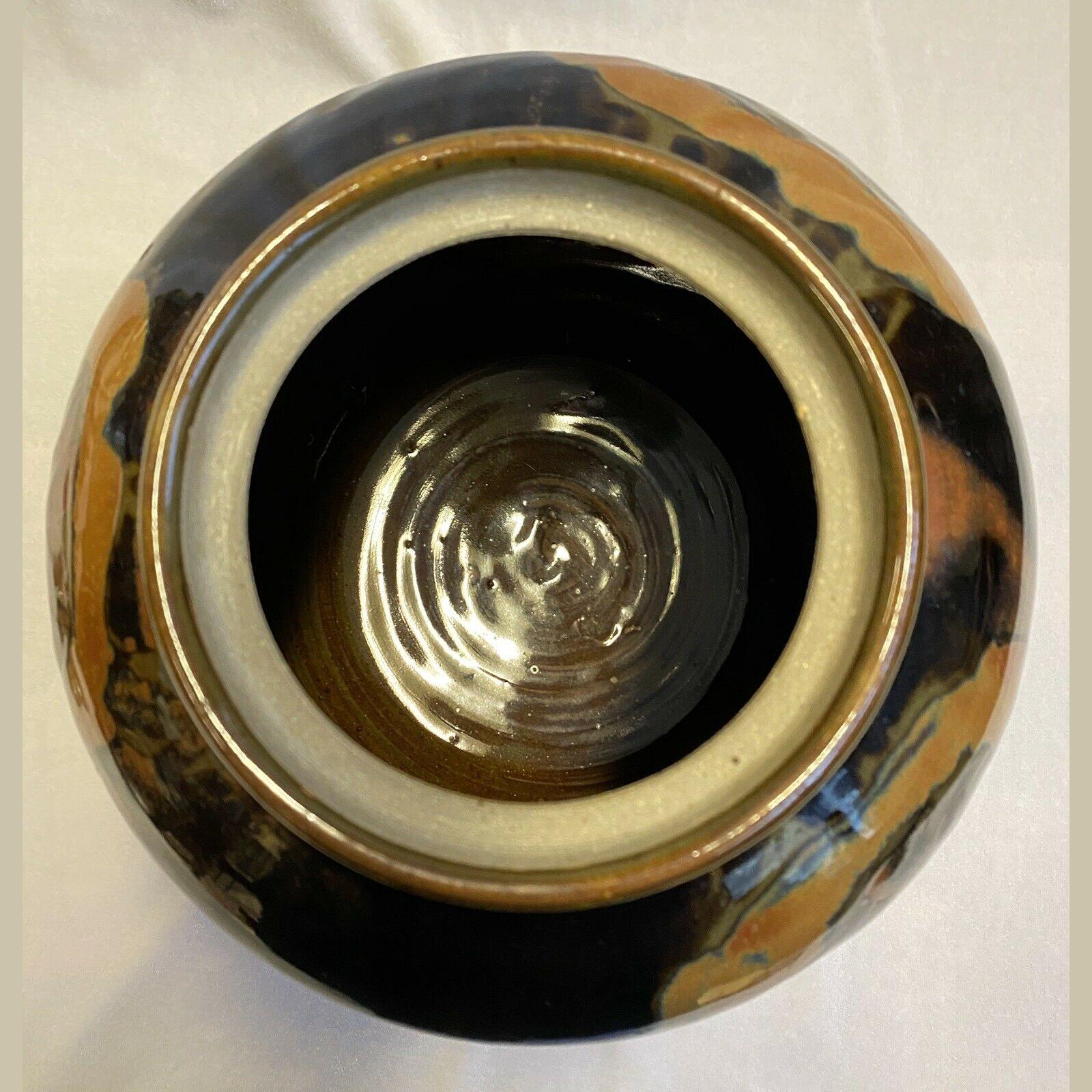 Vintage Reg Preston (1917–2000) Australian Studio Pottery Lidded Ginger Jar 8