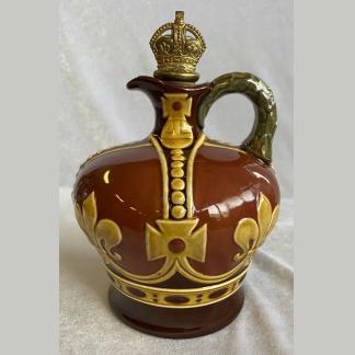 Kingsware Crown Whisky Jug KG V1 1937 Coronation 1
