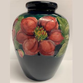 Vintage Anemone Pattern Vase By Walter Moorcroft Made In England By Moorcroft England-1